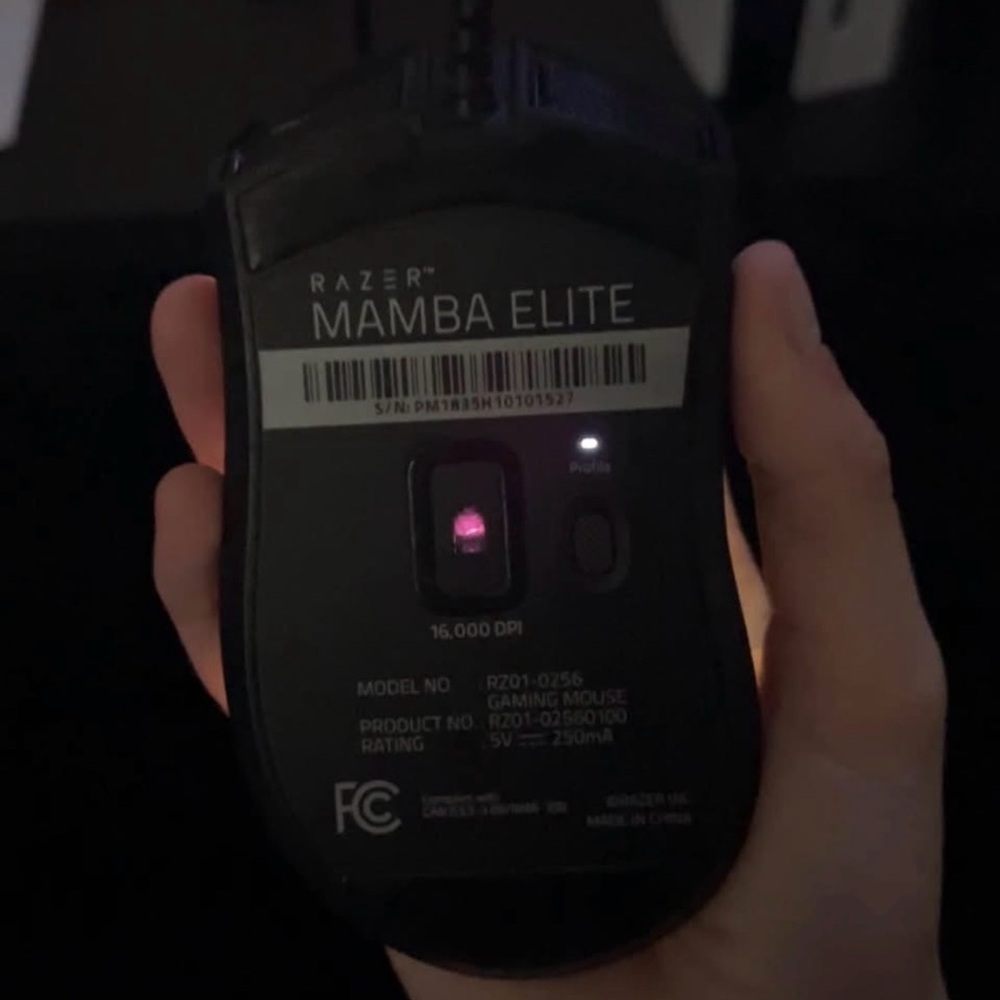 Razer Mamba Elite with Black Finish